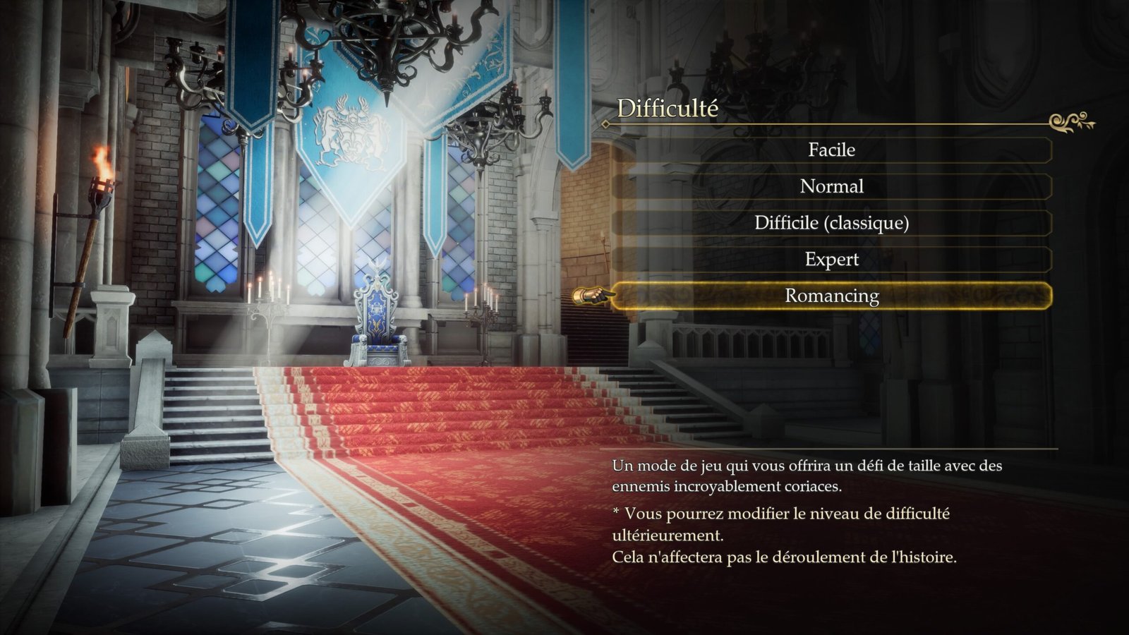 écran de sélectiondu NG+